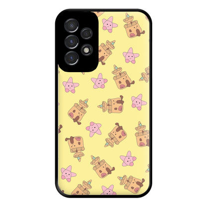 Sandcastles And Stars Pattern Phone Case for Galaxy A53