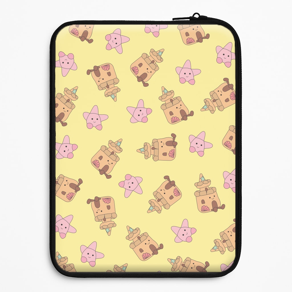 Sandcastles And Stars Pattern Universal Laptop Sleeve