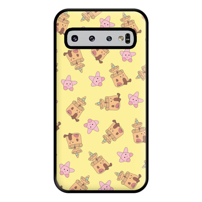 Sandcastles And Stars Pattern Phone Case for Galaxy S10 Plus