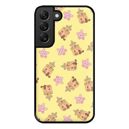 Sandcastles And Stars Pattern Phone Case for Galaxy S22 Plus