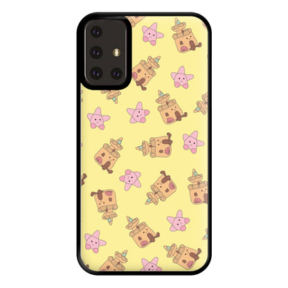 Sandcastles And Stars Pattern Phone Case for Galaxy A71