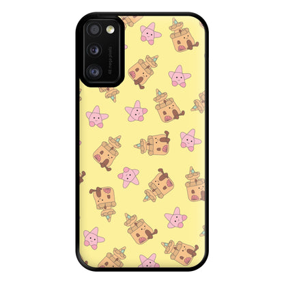 Sandcastles And Stars Pattern Phone Case for Galaxy A41