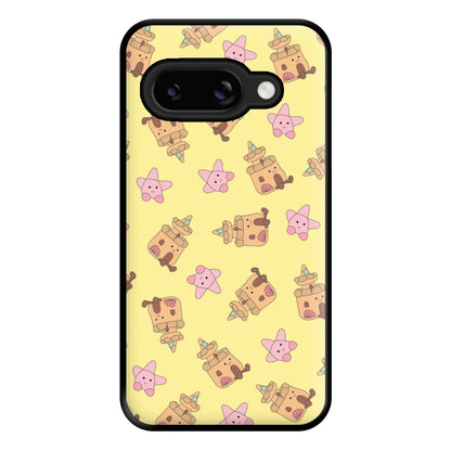 Sandcastles And Stars Pattern Phone Case for Google Pixel 8a