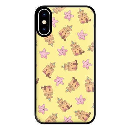 Sandcastles And Stars Pattern Phone Case for iPhone XS Max