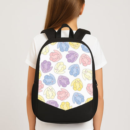 Pastel Bunnies Pattern Large School Bag
