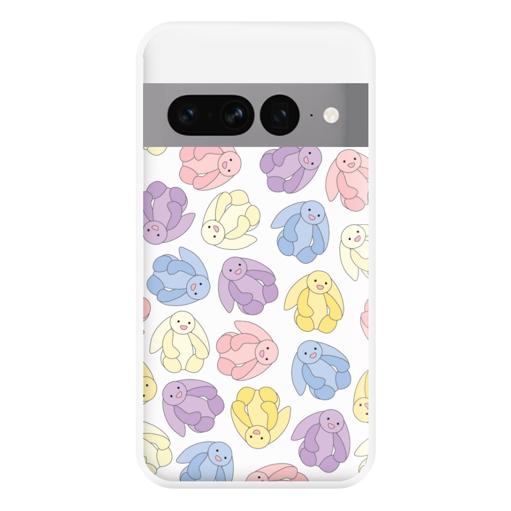 Pastel Bunnies Pattern Phone Case for Google Pixel 7 Pro