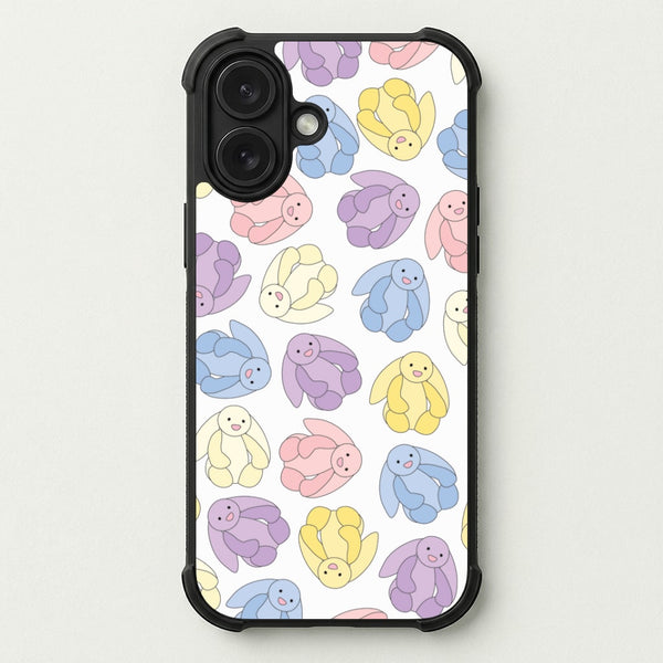 Pastel Bunnies Pattern Phone Case — Bumper case