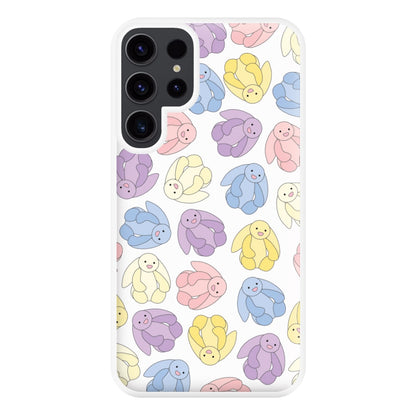 Pastel Bunnies Pattern Phone Case for Galaxy S23 Ultra