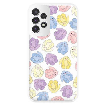 Pastel Bunnies Pattern Phone Case for Galaxy A53