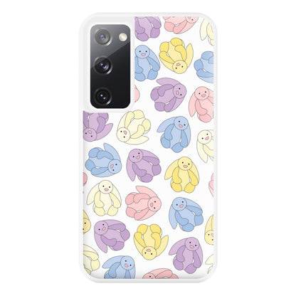 Pastel Bunnies Pattern Phone Case for Galaxy S20FE