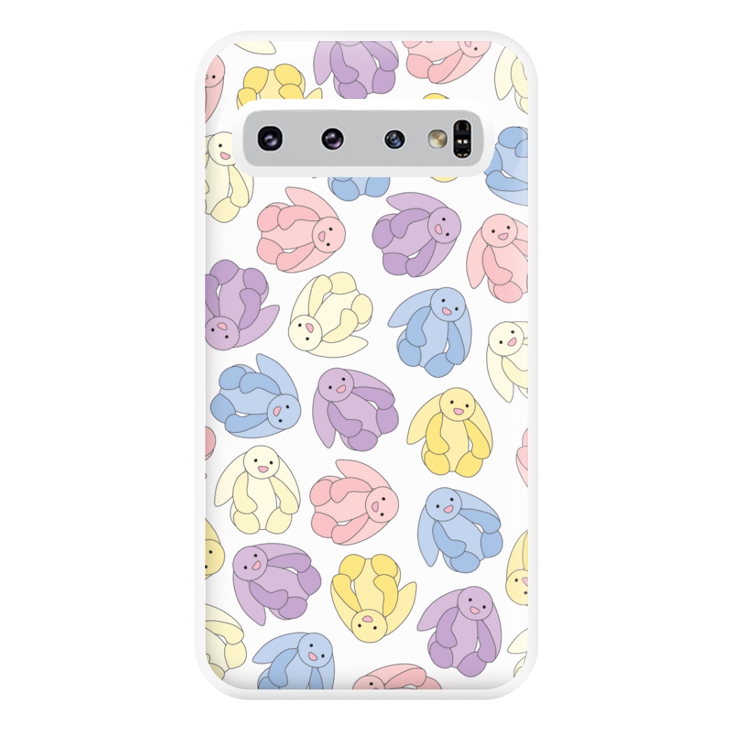 Pastel Bunnies Pattern Phone Case for Galaxy S10 Plus