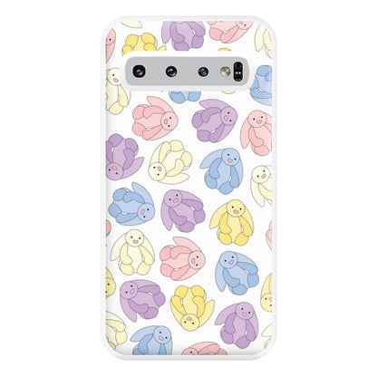 Pastel Bunnies Pattern Phone Case for Galaxy S10 Plus