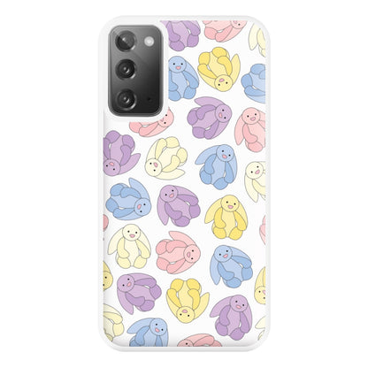 Pastel Bunnies Pattern Phone Case for Galaxy Note 20 Ultra