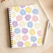 Pastel Bunnies Pattern Notebook 3