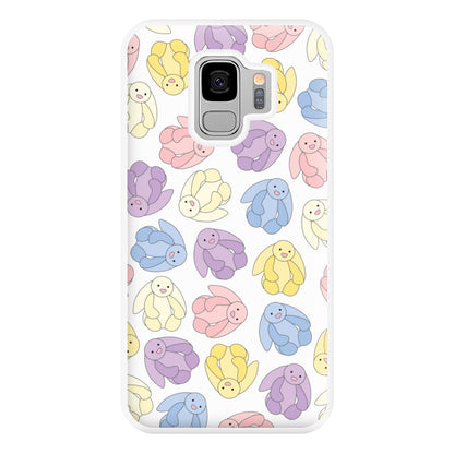 Pastel Bunnies Pattern Phone Case for Galaxy S9 Plus