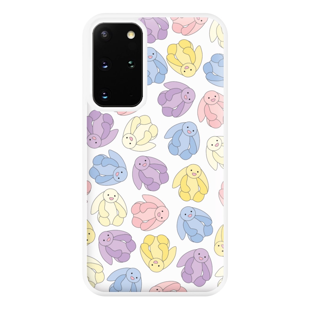 Pastel Bunnies Pattern Phone Case for Galaxy S20 Plus