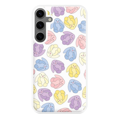 Pastel Bunnies Pattern Phone Case for Galaxy S24FE
