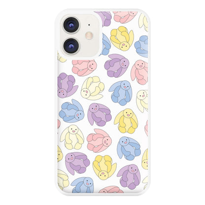Pastel Bunnies Pattern Phone Case for iPhone 12 / 12 Pro