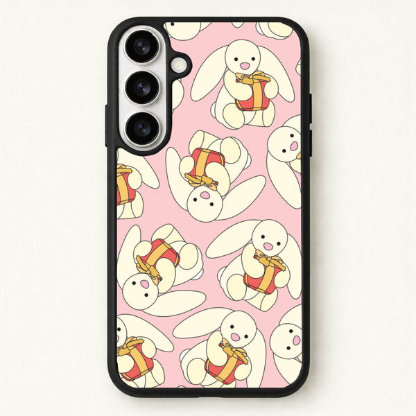 Bunny Present Pattern Phone Case for Galaxy S26