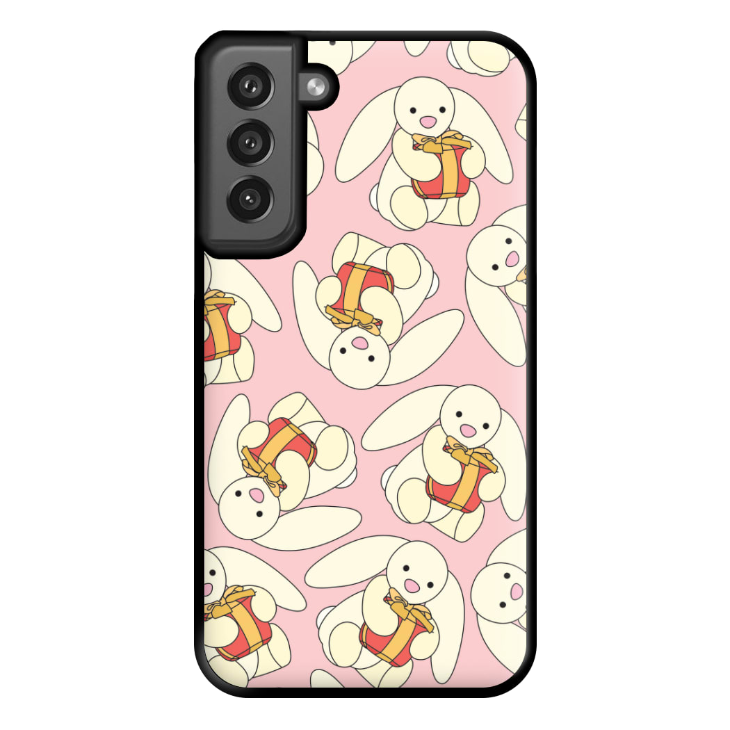Bunny Present Pattern Phone Case for Galaxy S21FE