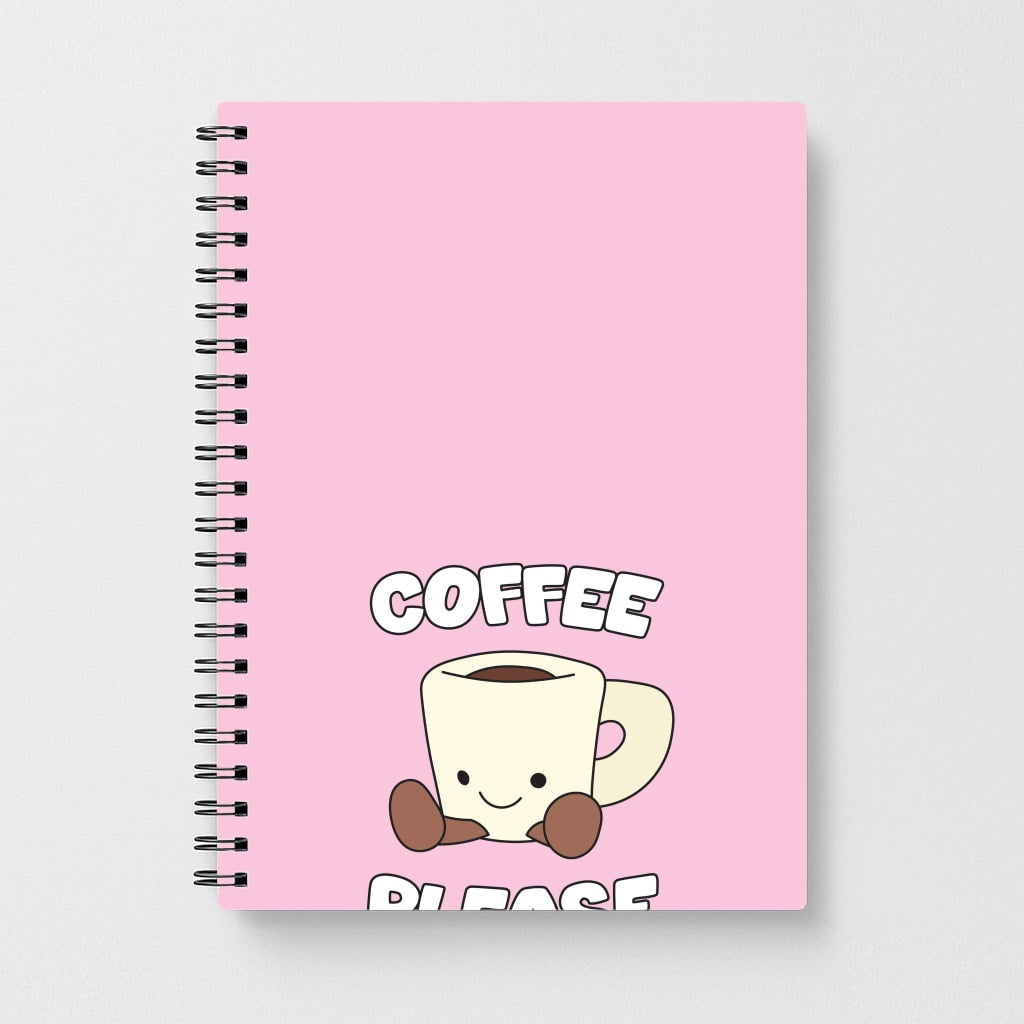 Coffee Please Mug Notebook