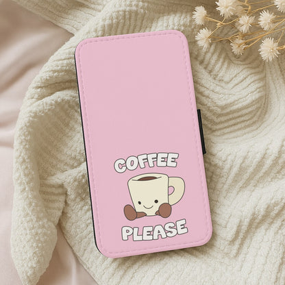 Coffee Please Mug Wallet Phone Case