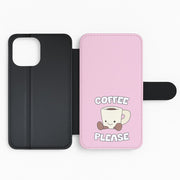 Coffee Please Mug Flip / Wallet Phone Case 2