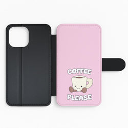 Coffee Please Mug Flip Phone Case