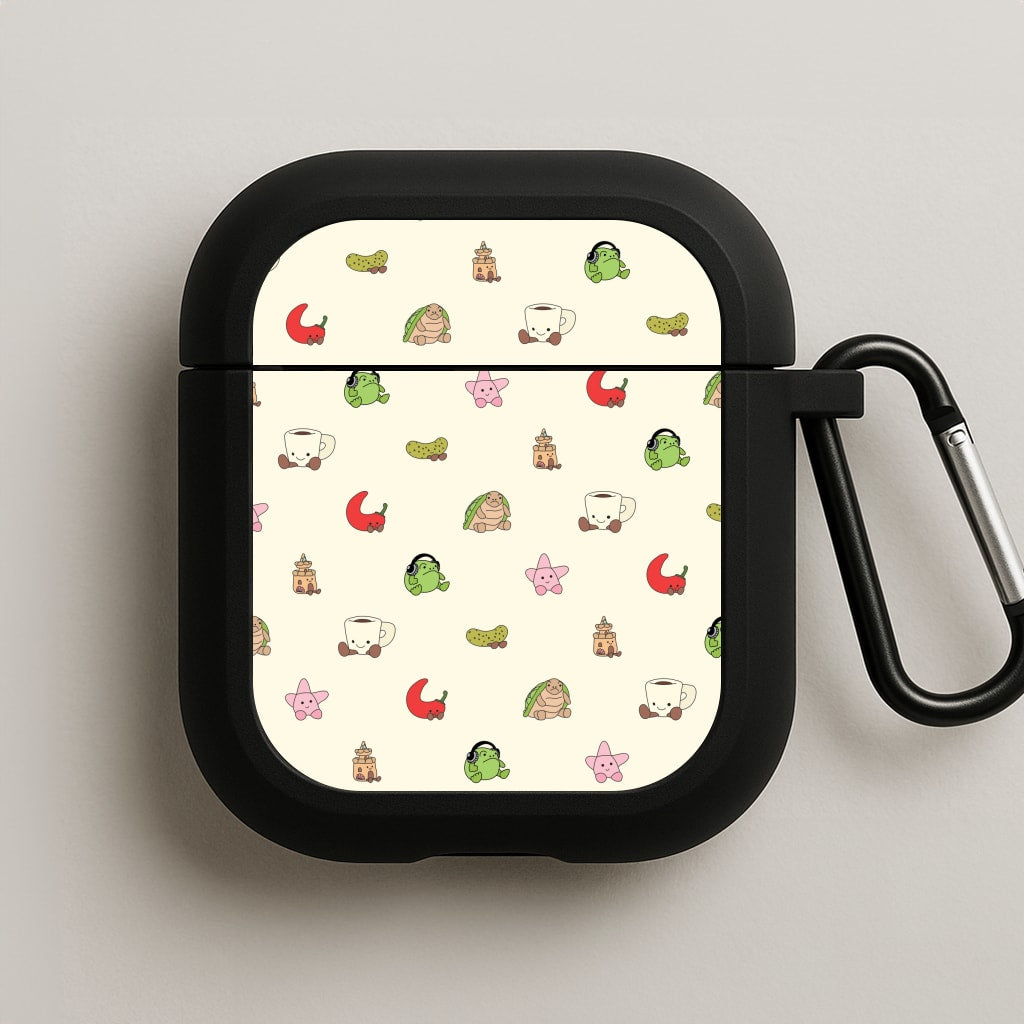 Plushies Pattern AirPods Case