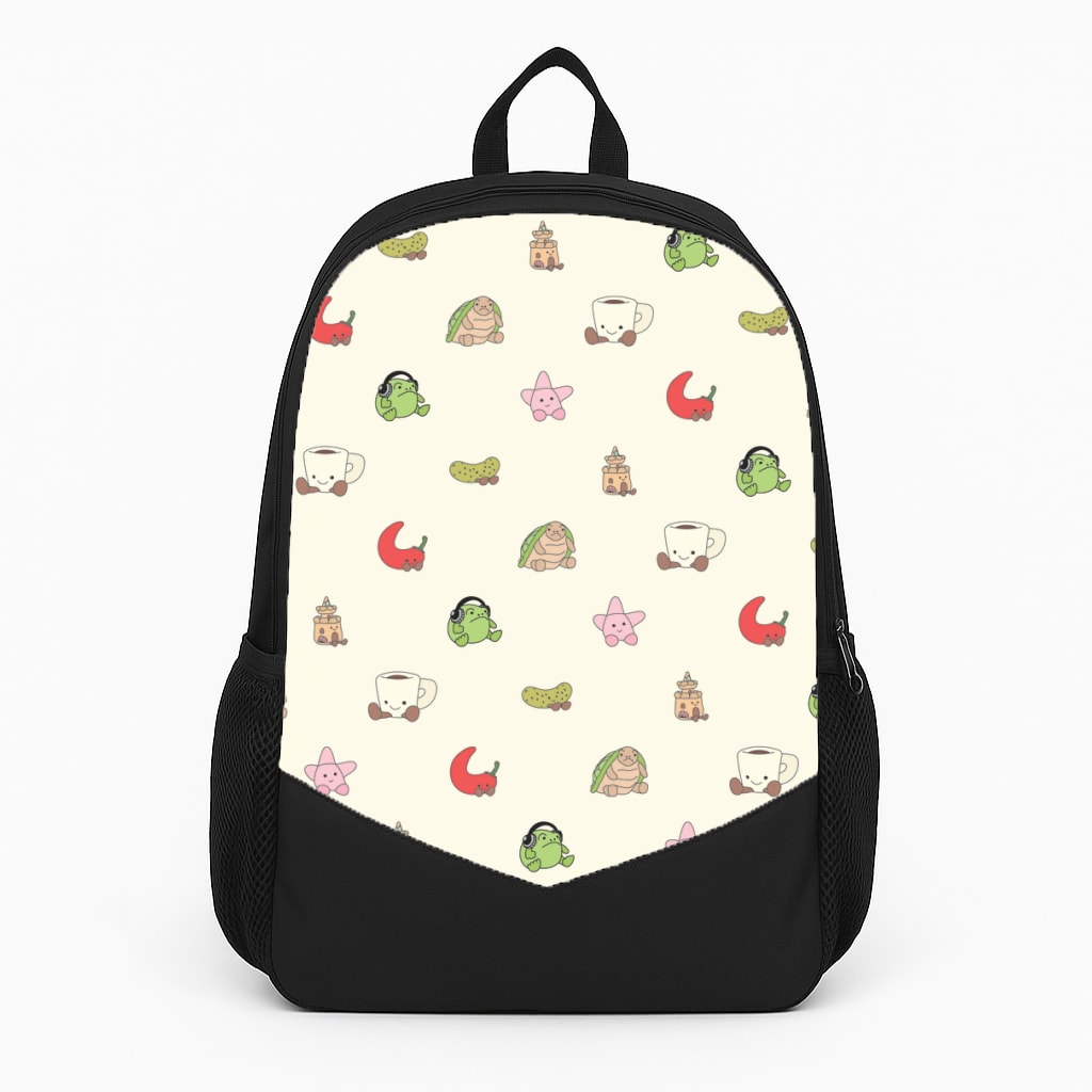 Plushies Pattern Backpack