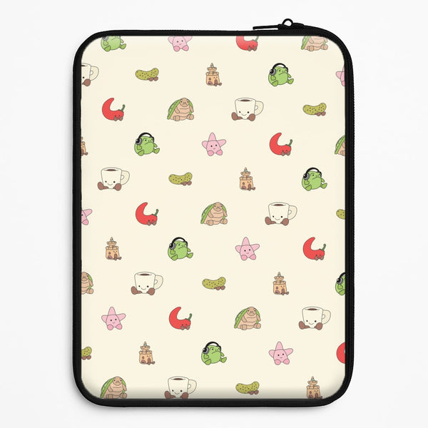 Plushies Pattern Universal Laptop Sleeve