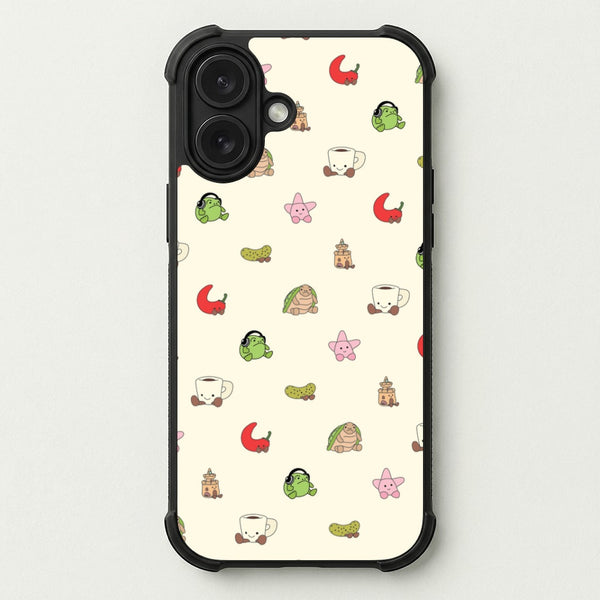 Plushies Pattern Phone Case — Bumper case