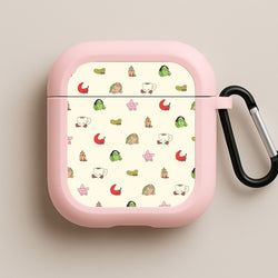 Plushies Pattern Pink AirPods Case
