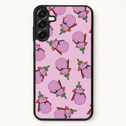 Vampire Vegetable Pattern - Halloween Phone Case for Galaxy A17