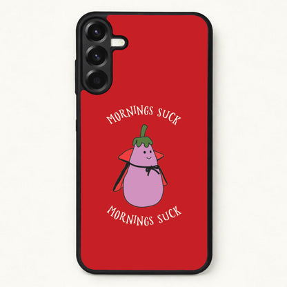 Mornings Suck Plush - Halloween Phone Case for Galaxy A57