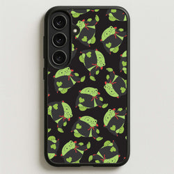 Vampire Frog Pattern - Halloween Phone Case for Galaxy S25FE