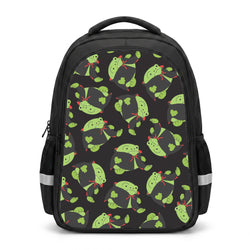 Vampire Frog Pattern  - Halloween Backpack