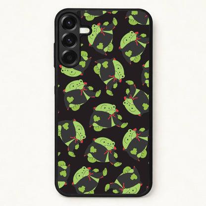 Vampire Frog Pattern - Halloween Phone Case for Galaxy A57
