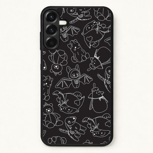 Halloween Plushies Pattern II - Halloween Phone Case for Galaxy A57