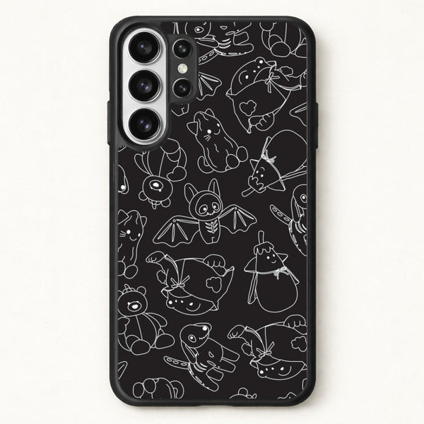 Halloween Plushies Pattern II - Halloween Phone Case for Galaxy S26 Ultra