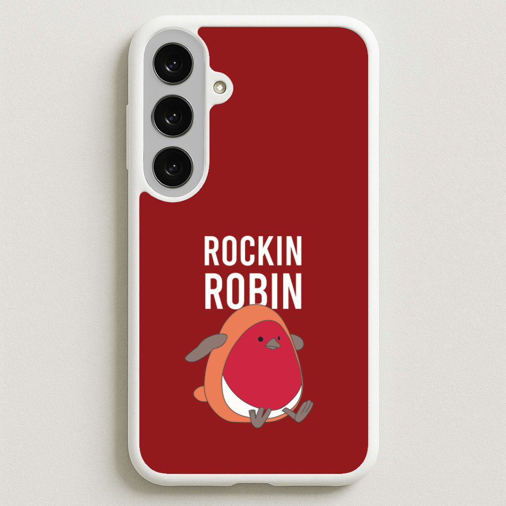 Rockin Robin Plush Phone Case for Galaxy S25FE