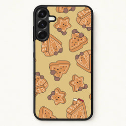 Gingerbread Plushies Pattern Phone Case for Galaxy A57