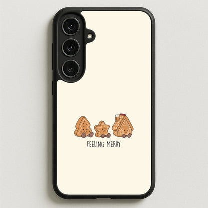 Gingerbread Plushies Quote Phone Case for Galaxy S25FE