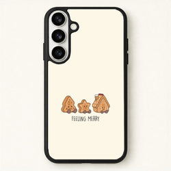 Gingerbread Plushies Quote Phone Case for Galaxy S26 Plus