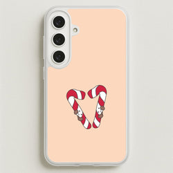 Christmas Candycane Plushies Phone Case for Galaxy S25FE