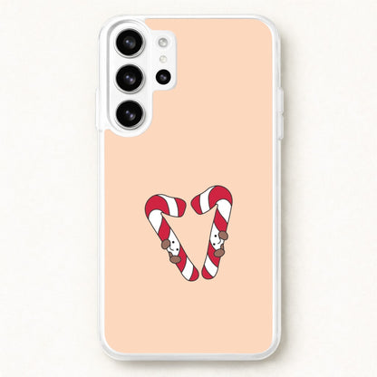 Christmas Candycane Plushies Phone Case for Galaxy S26 Ultra