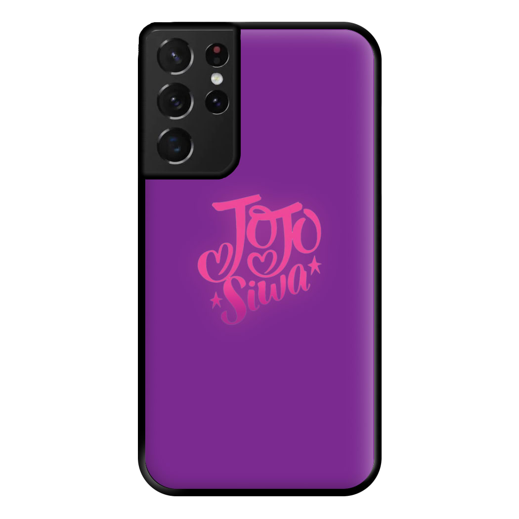 JoJo Siwa Love Heart Phone Case for Galaxy S21 Ultra