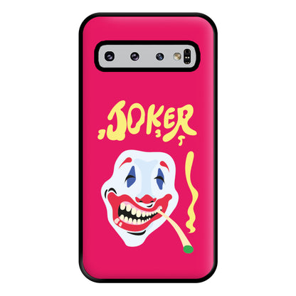 Smoking - Joker Phone Case for Galaxy S10 Plus