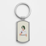 Nurse Joker Silver Keyring