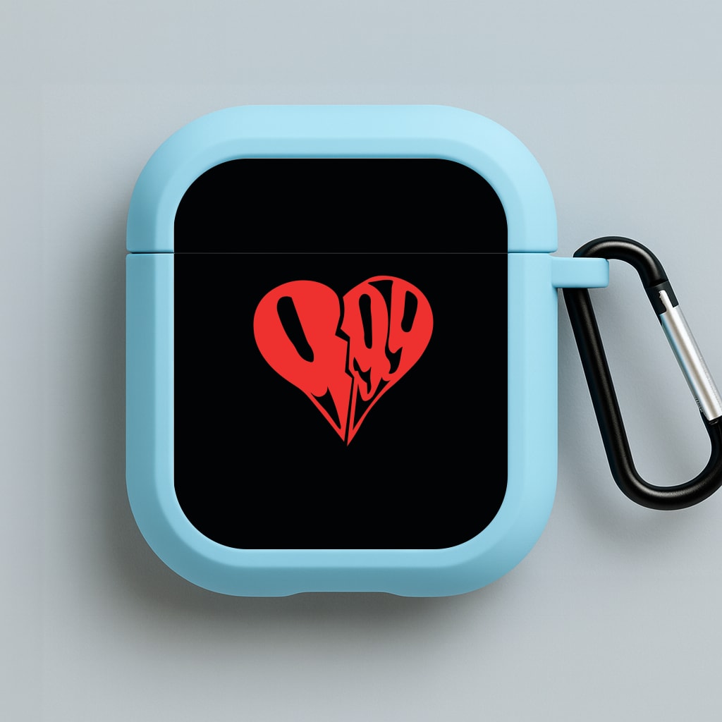 Heart - Juice Blue AirPods Case